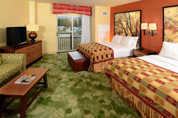 Canaan Valley Resort Lodge standard room with two queen-size beds
